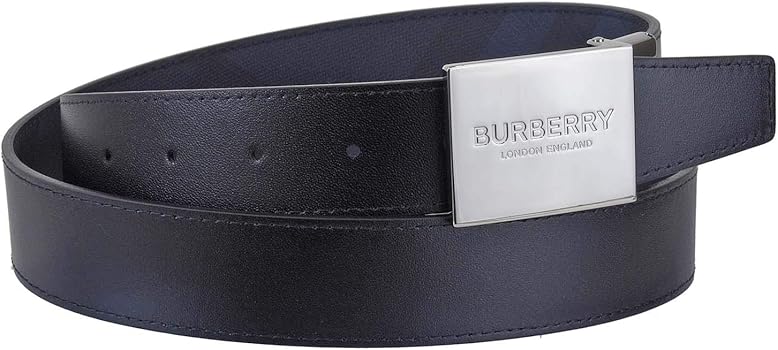 Amazon | [BURBERRY] (バーバリー) リバーシブル ベルト 回転式